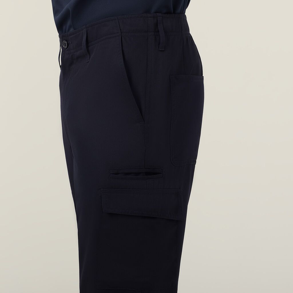 Poly Viscose Gaberdine Flex Waist Slim Pant