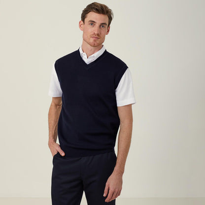 Wool Rich V-Neck Vest