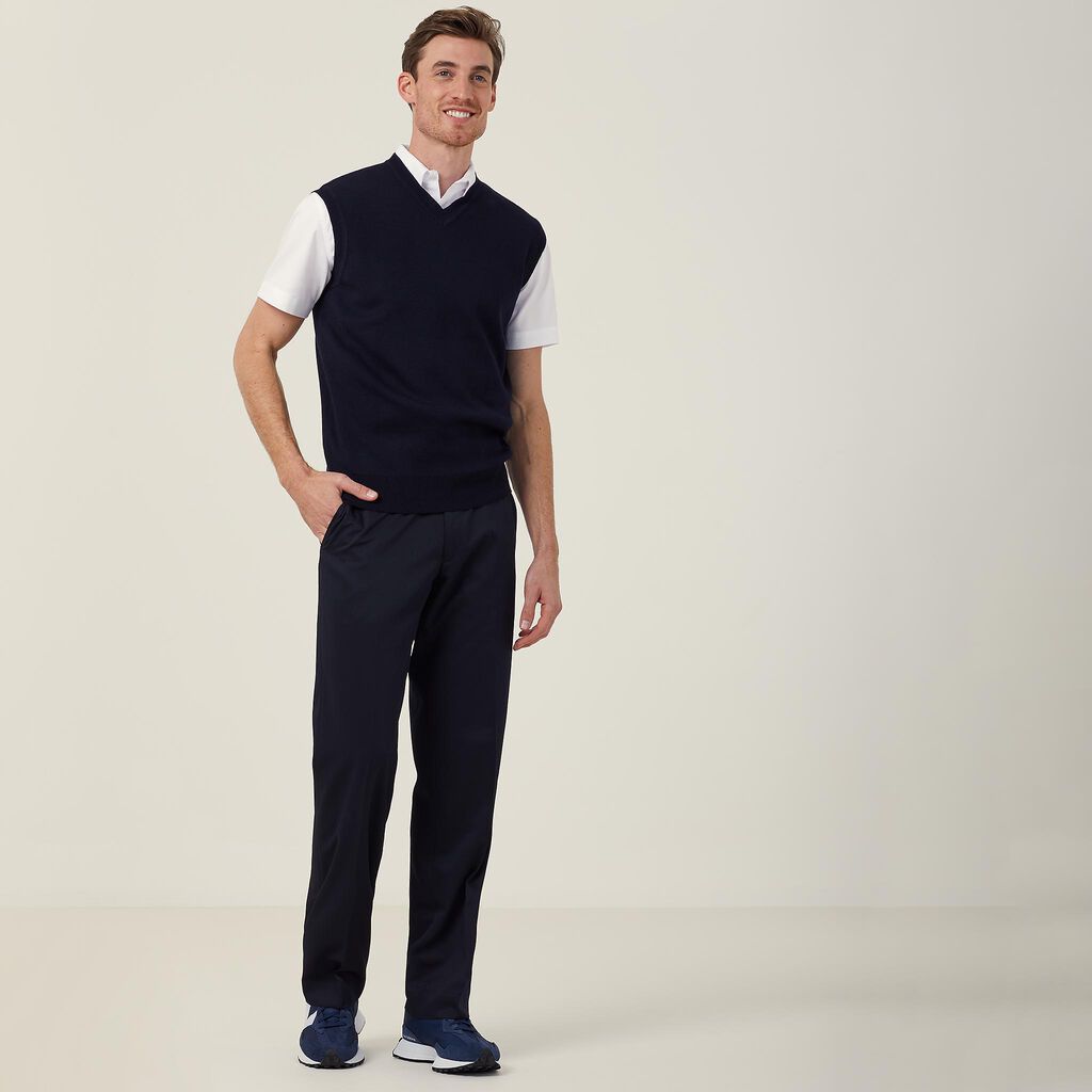 Wool Rich V-Neck Vest