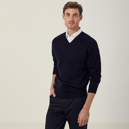 Wool Rich V-Neck Sweater