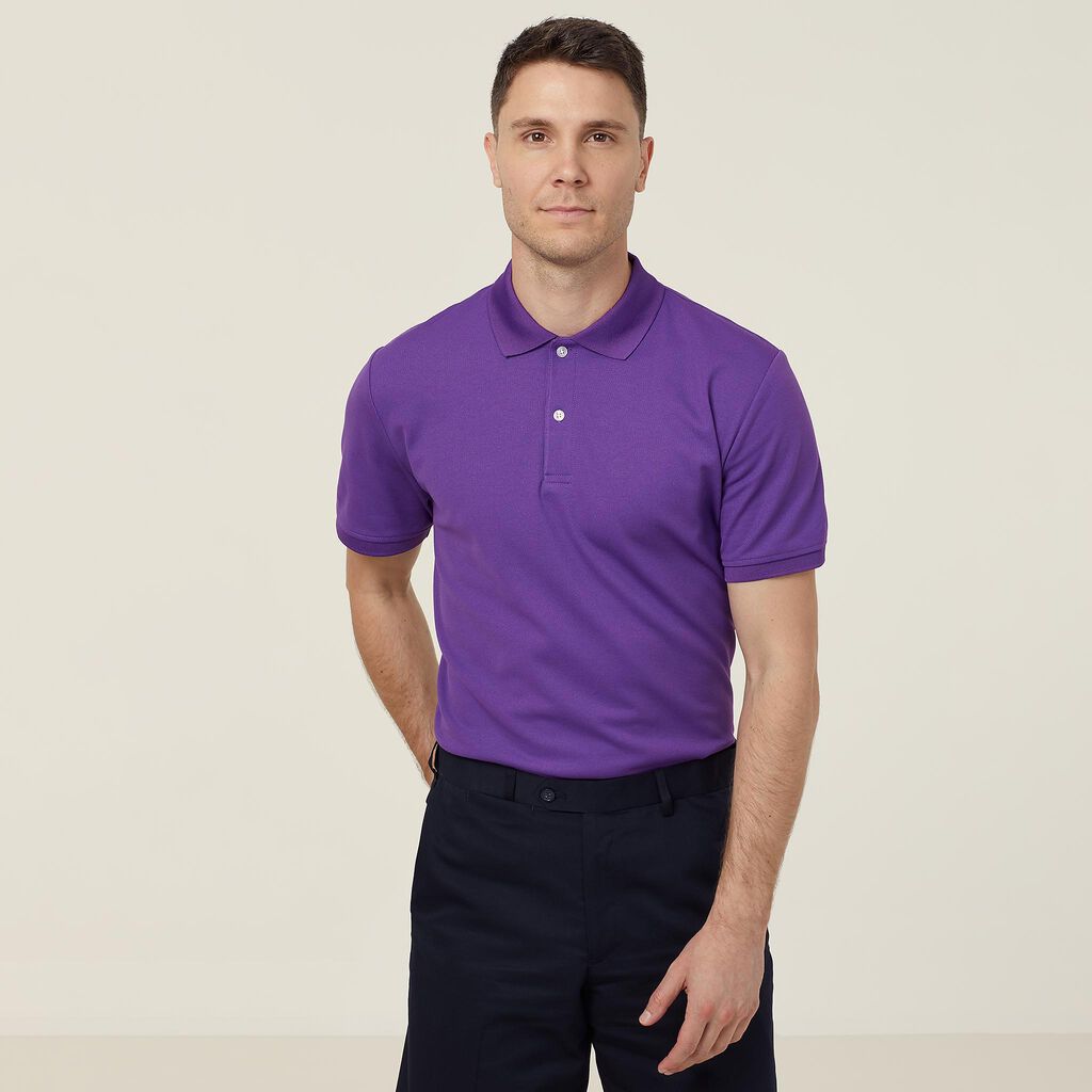 Antibacterial Polyface Short Sleeve Polo – Squadwear Australia
