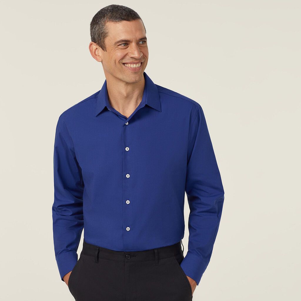 Poly Cotton End On End Long Sleeve Shirt