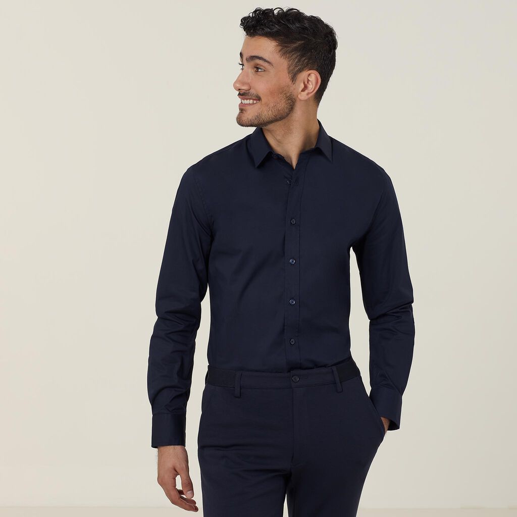 Avignon Stretch Long Sleeve Slim Shirt