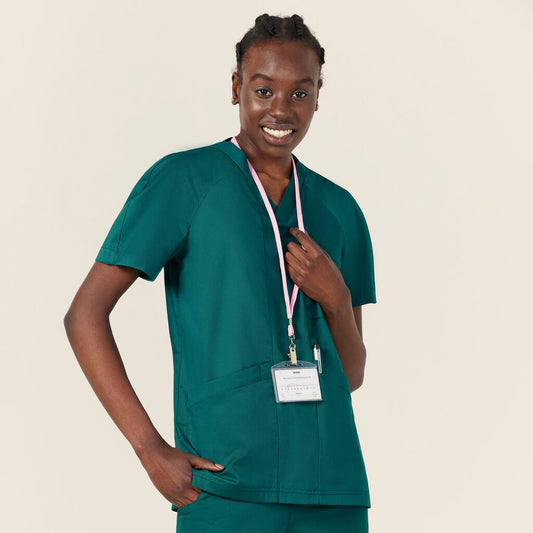 Next-Gen Antibacterial Active Carl Scrub Top