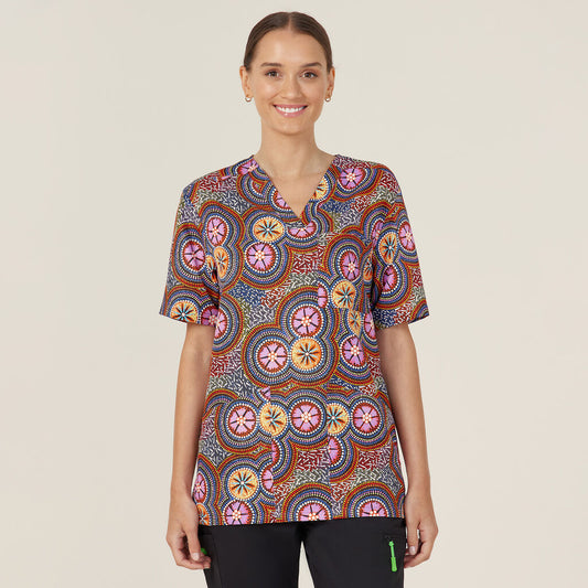 Bush Tucker Indigenous Scrub Top