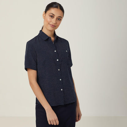 Silvi Spot Print Short Sleeve Shirt