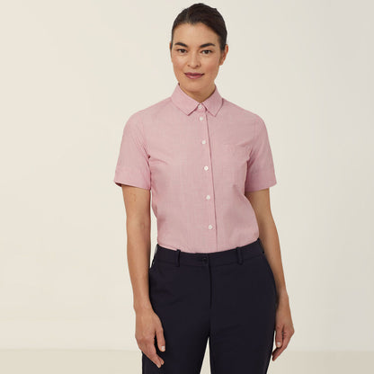 Poly Cotton End On End Short Sleeve Shirt