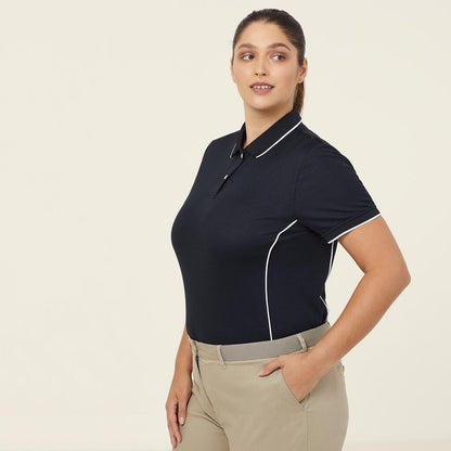 Antibacterial Polyface Short Sleeve Tipped Polo