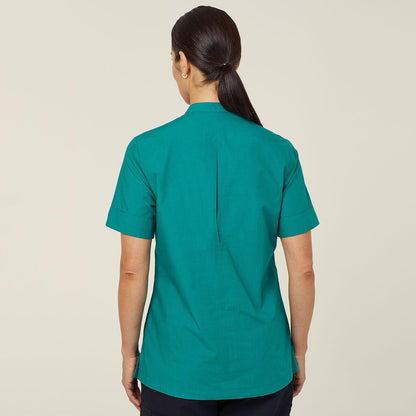 Poly Cotton End On End Short Sleeve Tunic