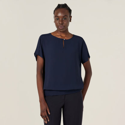 Georgie Short Sleeve Rib Hem Top