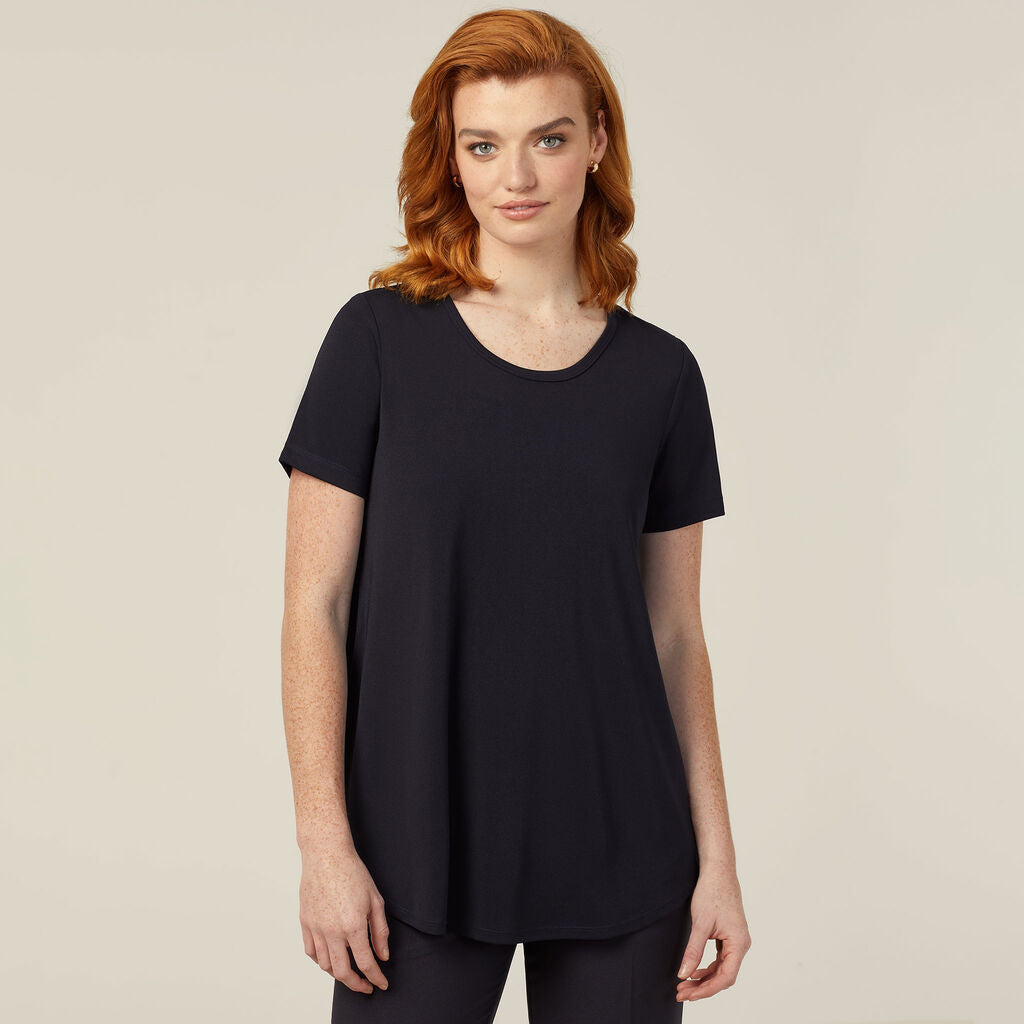 Matt Jersey Short Sleeve Swing Top