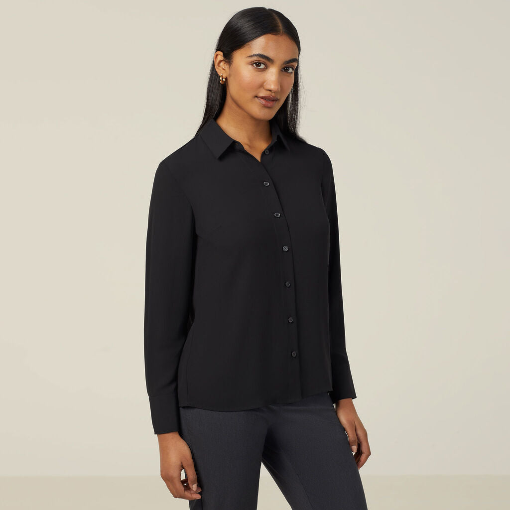 Georgie Long Sleeve Unstructured Shirt