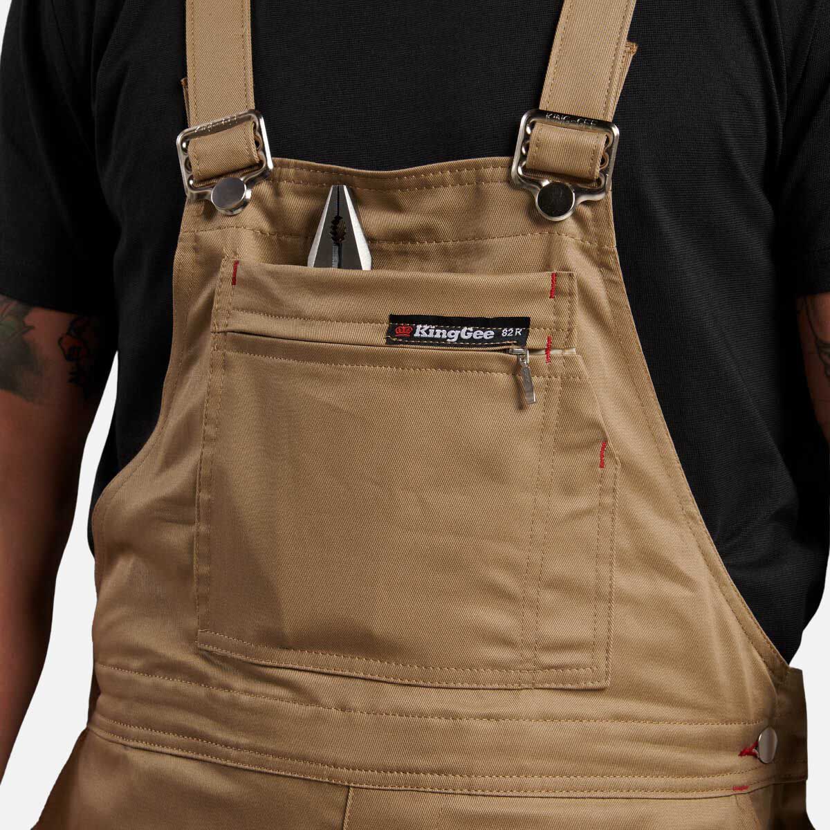 ORIGINALS BIB AND BRACE COTTON DRILL WORK OVERALLS