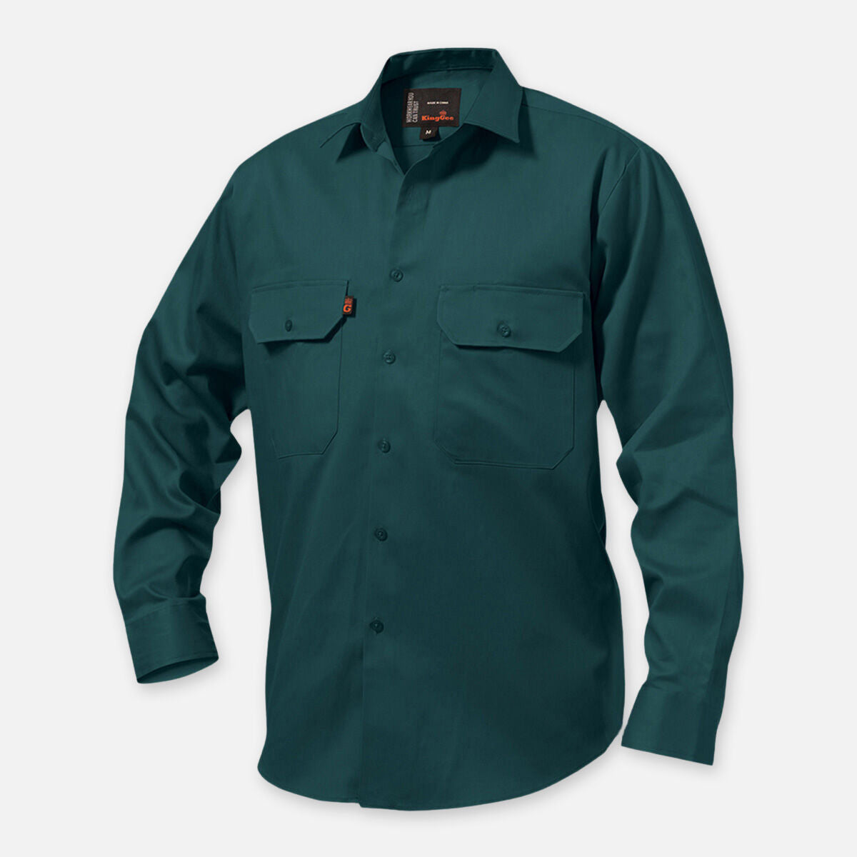 ORIGINALS LONG SLEEVE OPEN FRONT COTTON DRILL WORK SHIRT