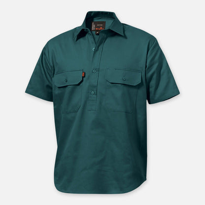 Originals Short Sleeve Closed Front Cotton Drill Work Shirt