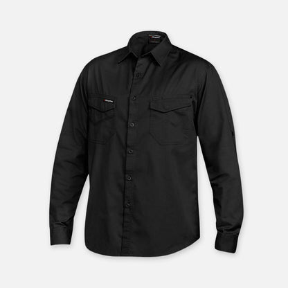 Tradies Lightweight Cotton Drill Long Sleeve Work Shirt