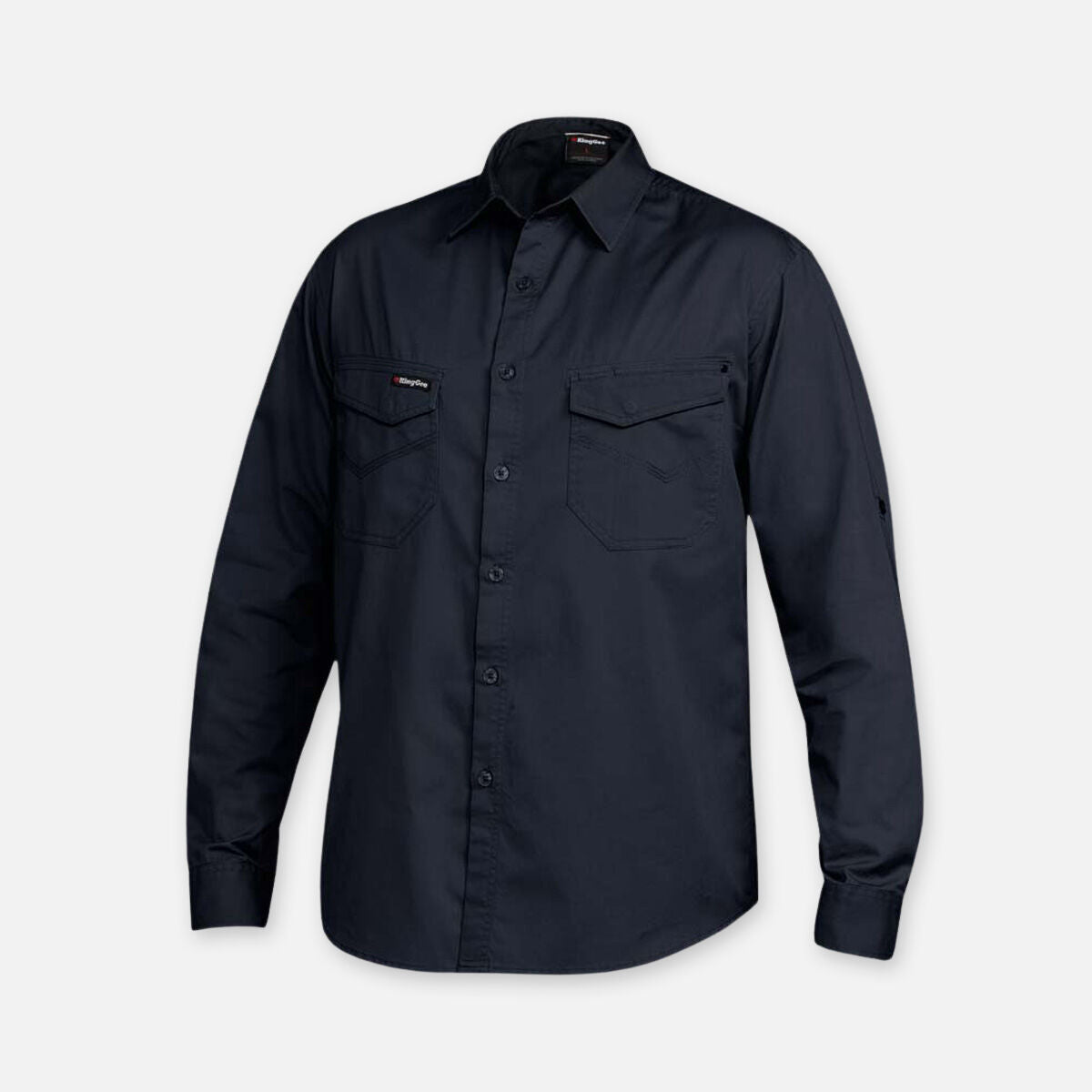 Tradies Lightweight Cotton Drill Long Sleeve Work Shirt