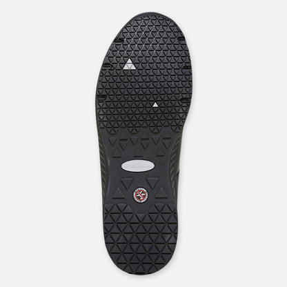 Superlite Leather Lace Up Work Shoes - Black