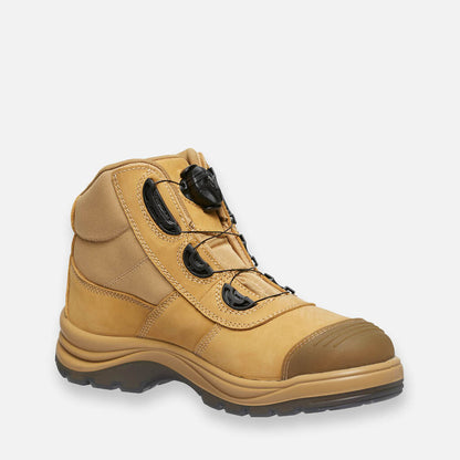 Tradie Boa Fit Work Boots - Wheat