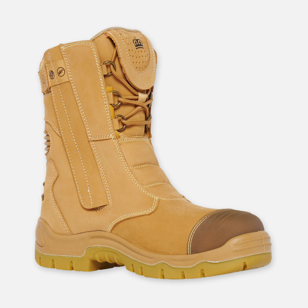 Bennu Rigger Steel Toe Safety Work Boots - Wheat