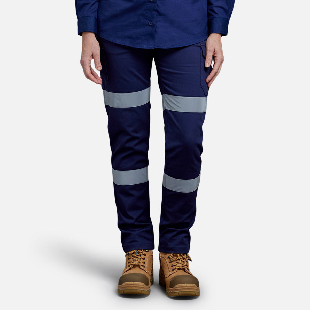 WOMEN'S STRETCH BIOMOTION REFLECTIVE WORK PANTS