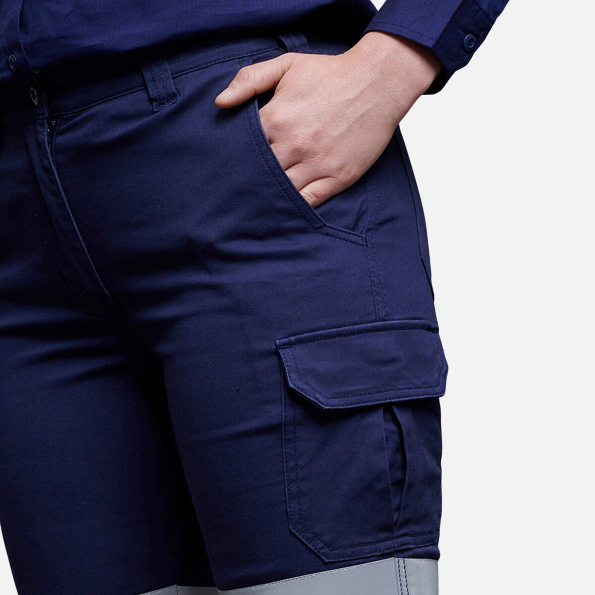 WOMEN'S STRETCH BIOMOTION REFLECTIVE WORK PANTS