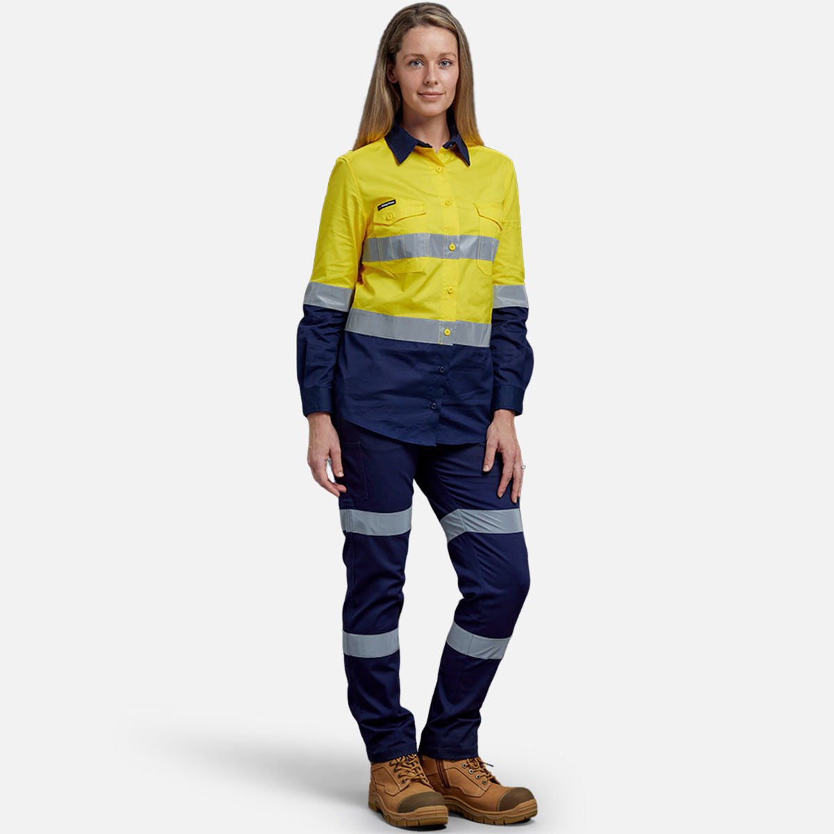 WOMEN'S STRETCH BIOMOTION REFLECTIVE WORK PANTS
