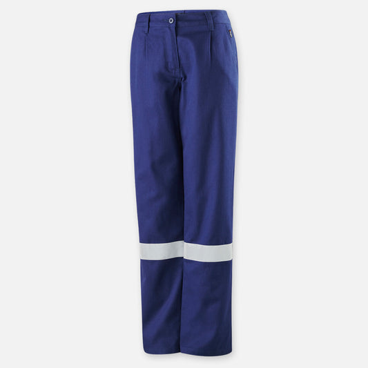 WOMEN'S REFLECTIVE COTTON DRILL WORK PANTS