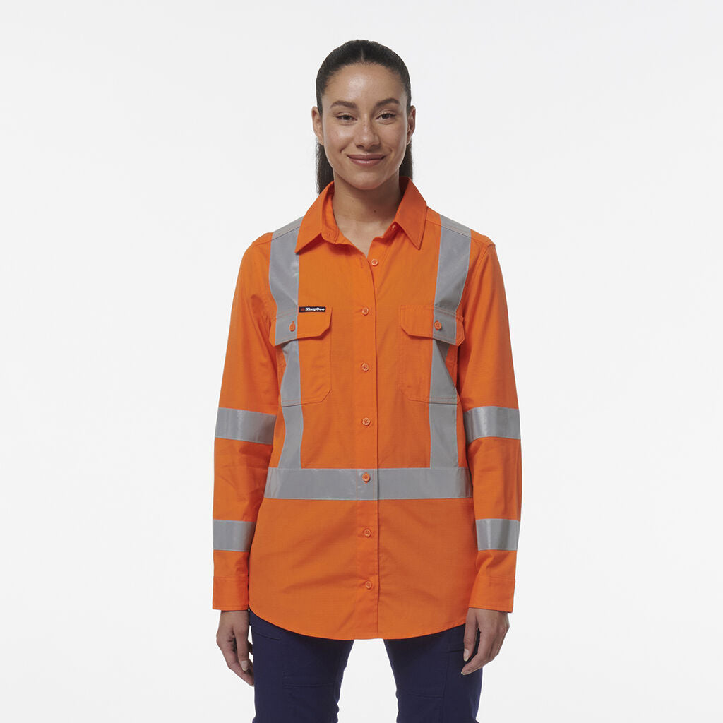 Womens Workcool Vented X Back Shirt