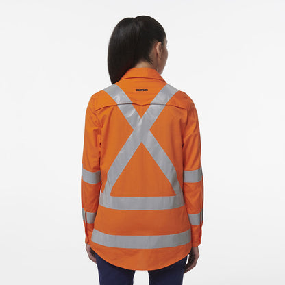 Womens Workcool Vented X Back Shirt