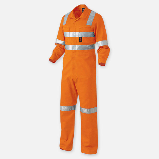 ORIGINALS HI-VIS X BACK REFLECTIVE DRILL WORK OVERALLS