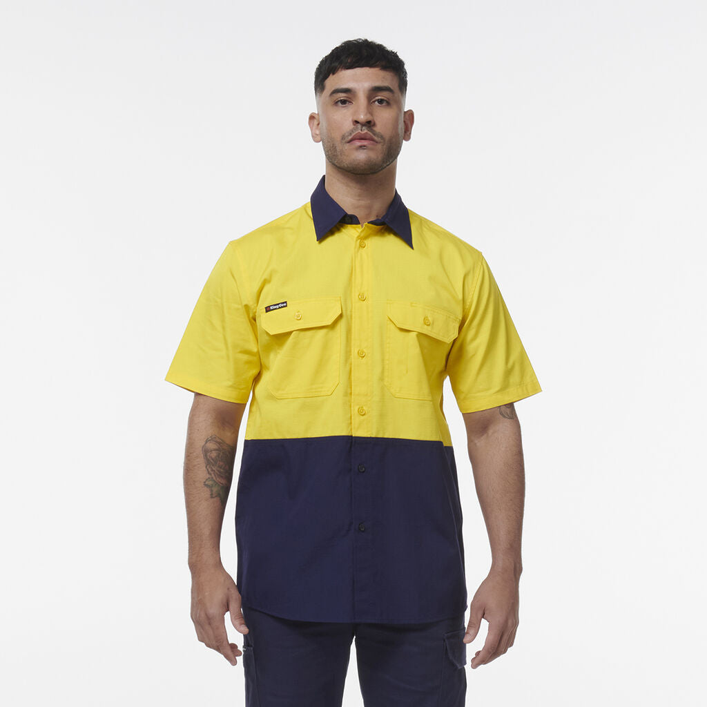 Workcool Vented Spliced Short Sleeve Shirt