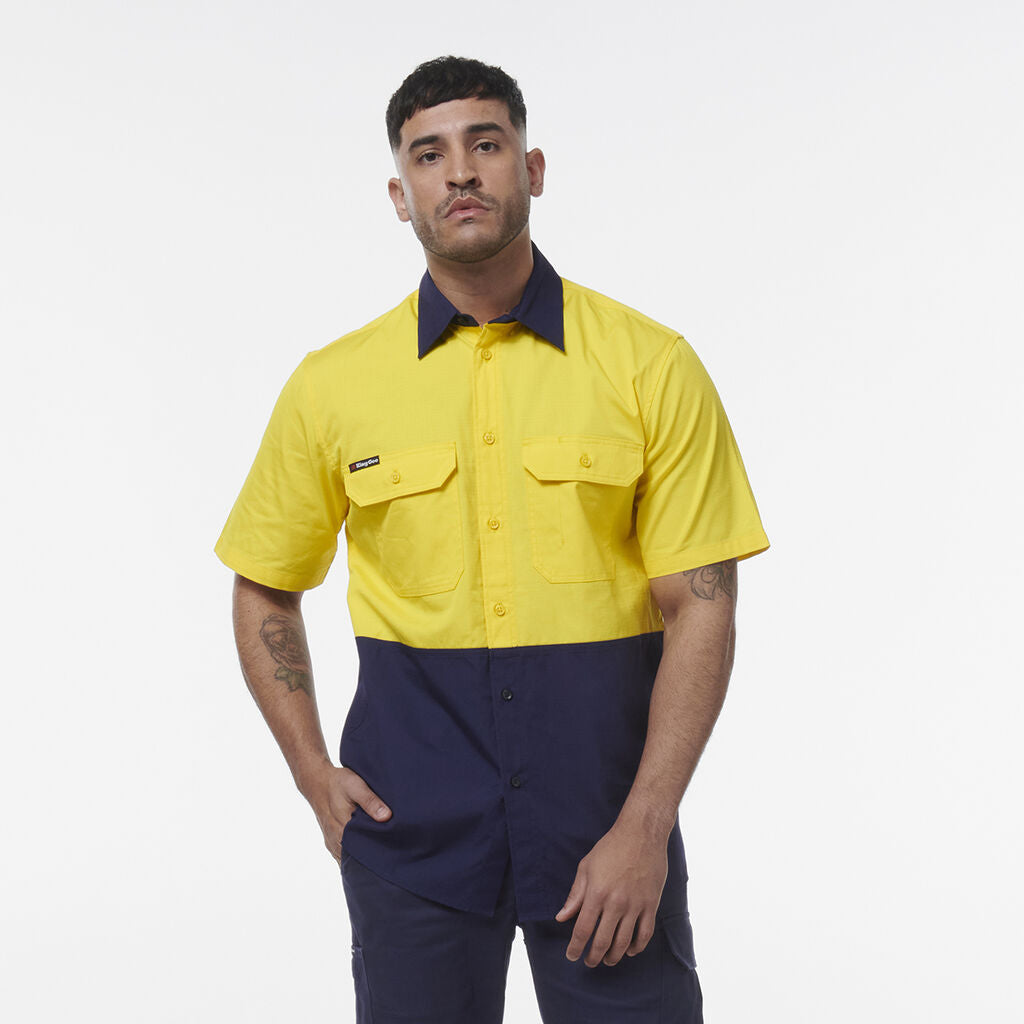 Workcool Vented Spliced Short Sleeve Shirt