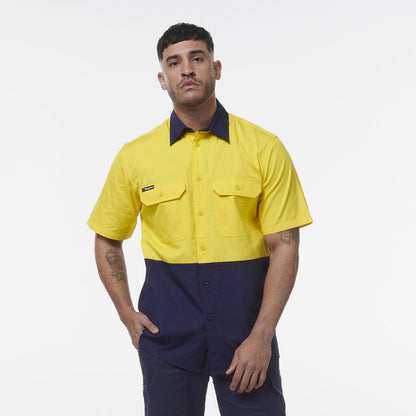 Workcool Vented Spliced Short Sleeve Shirt