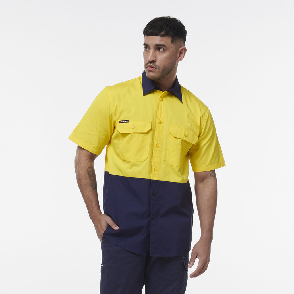 Workcool Vented Spliced Short Sleeve Shirt