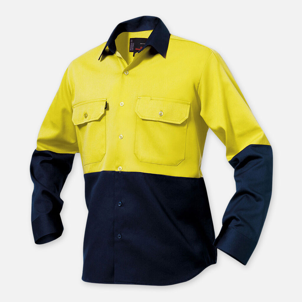 Originals Hi-Vis Long Sleeve Drill Work Shirt