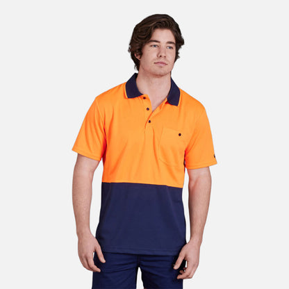 Workcool Hyperfreeze Hi-Vis Two Tone Short Sleeve Polo Shirt