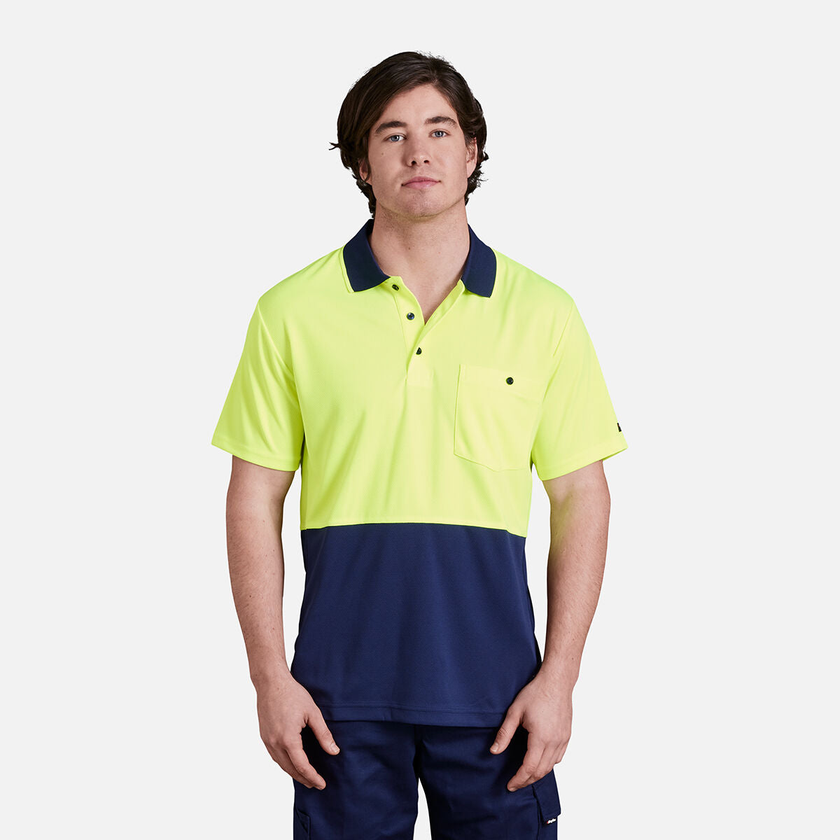Workcool Hyperfreeze Hi-Vis Two Tone Short Sleeve Polo Shirt