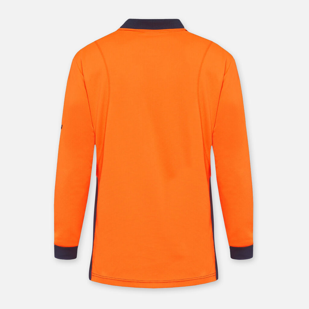 Workcool Hyperfreeze Hi-Vis Two Tone Long Sleeve Polo Shirt
