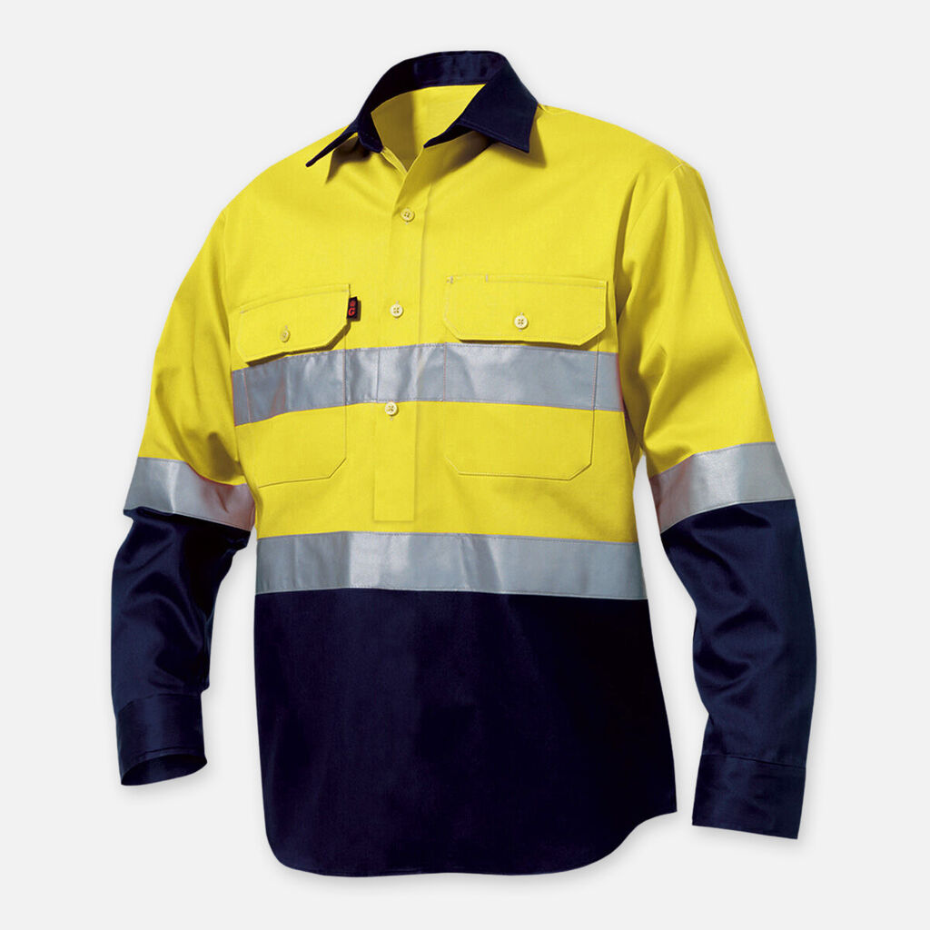 Originals Hi-Vis Reflective Closed Front Long Sleeve Shirt