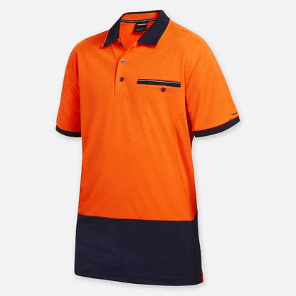 Workcool Hyperfreeze Hi-Vis Lightweight Short Sleeve Polo