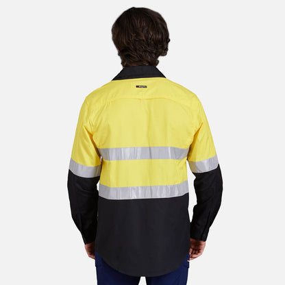 Workcool 2 Hi-Vis Reflective Two Tone Long Sleeve Work Shirt