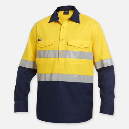 Workcool 2 Hi-Vis Reflective Closed Front Work Shirt