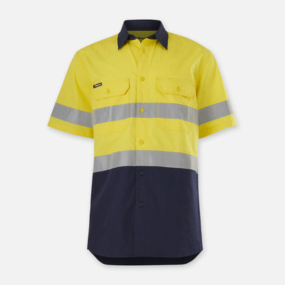 Workcool Vented Spliced Shirt Taped Short Sleeve