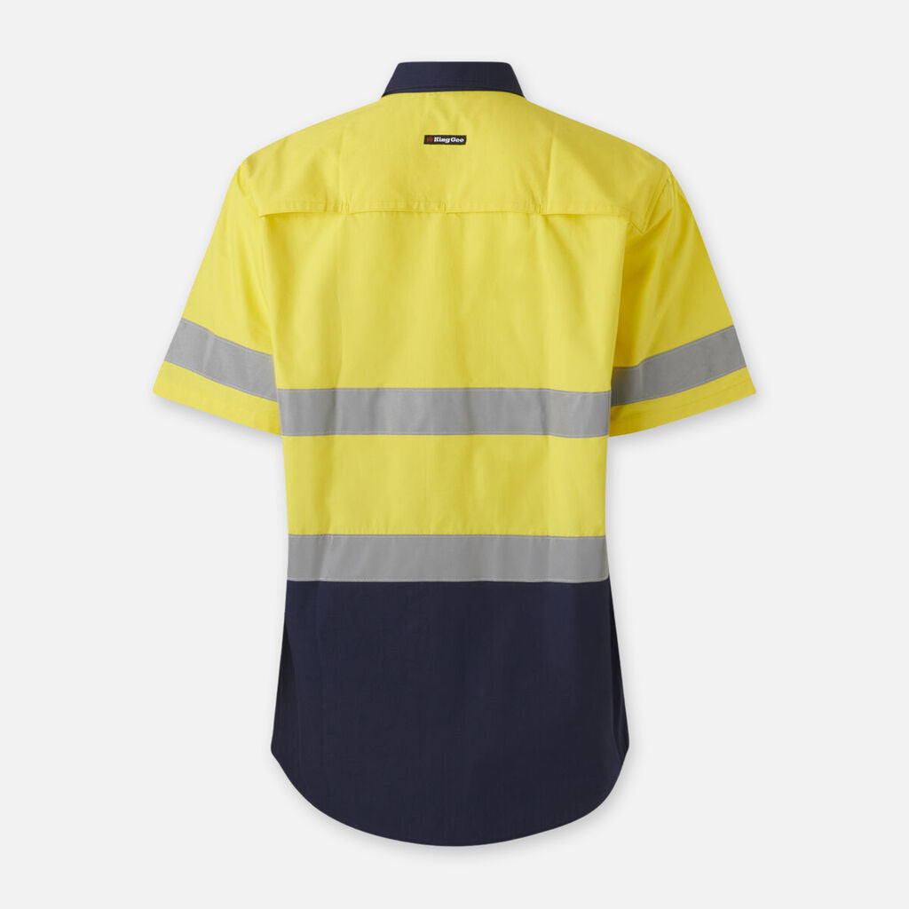 Workcool Vented Spliced Shirt Taped Short Sleeve