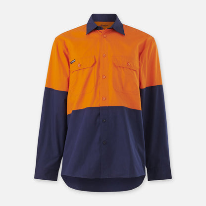 Workcool Vented Spliced Shirt Long Sleeve