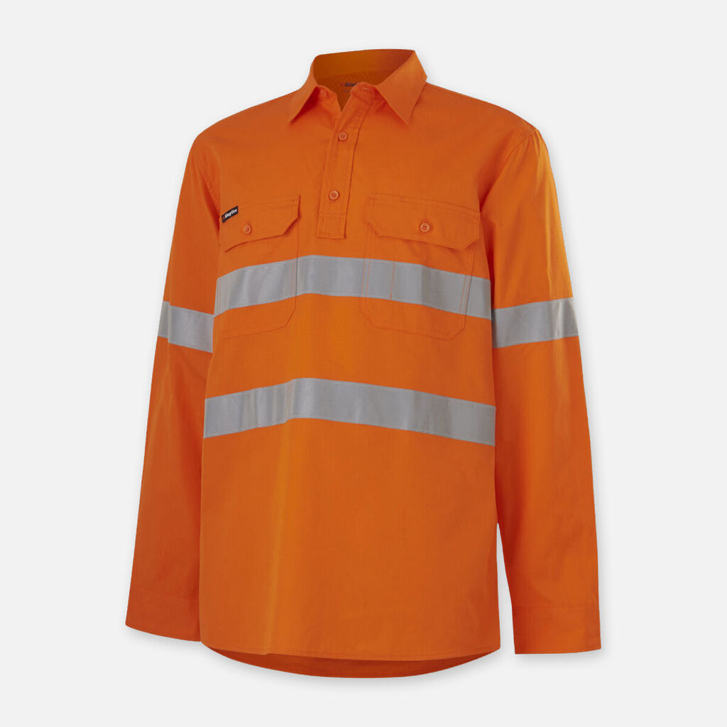 Workcool Vented Closed Front Shirt Taped Long Sleeve