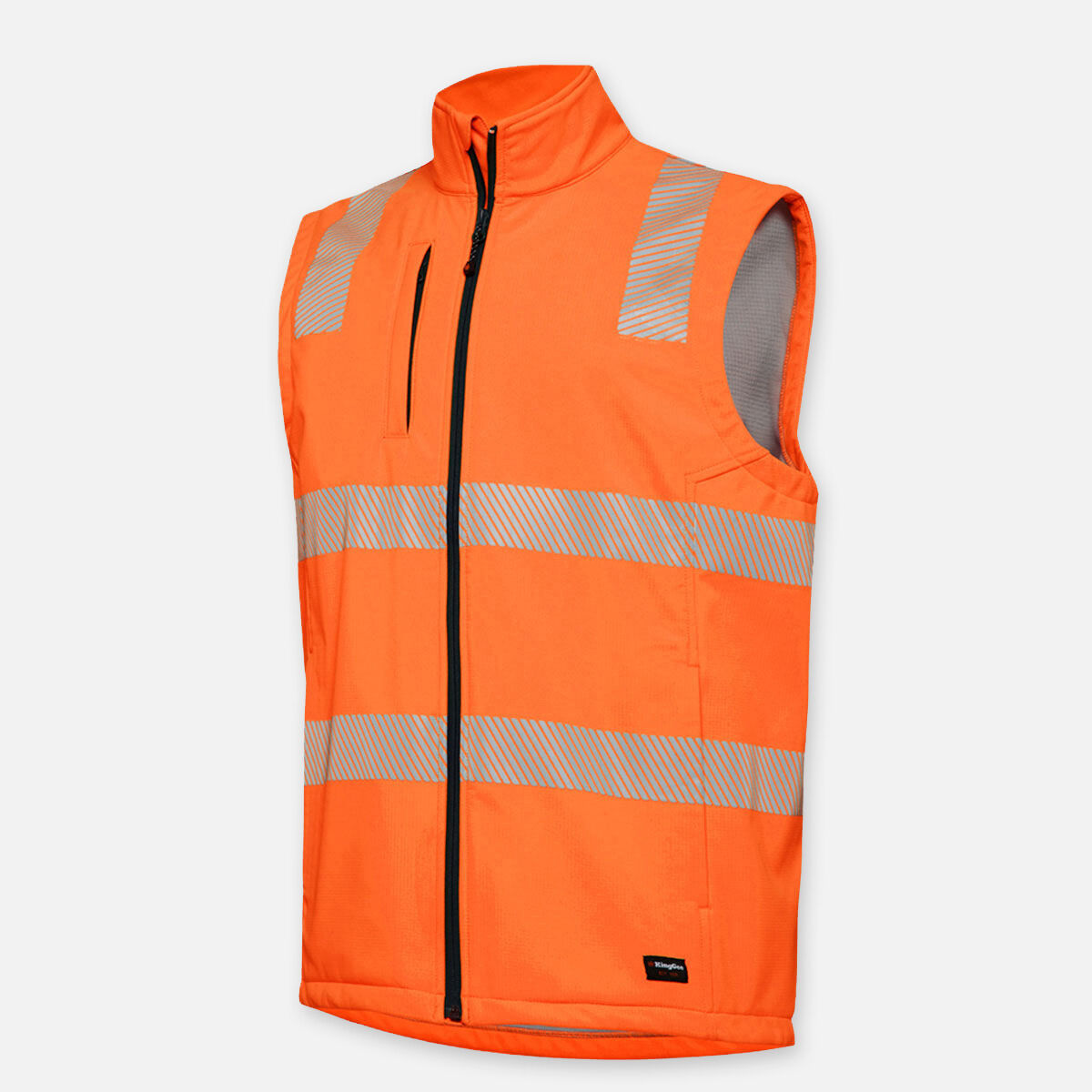 HI-VIS SOFTSHELL REFLECTIVE RIPSTOP WORK VEST