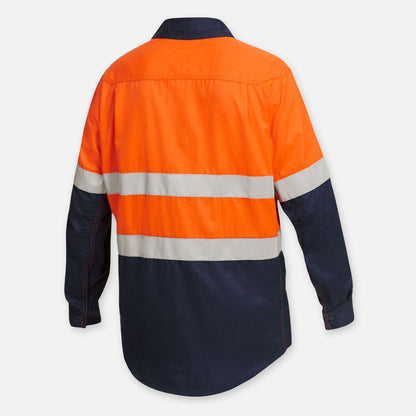 Shieldtec Lenzing FR Hi-Vis Spliced Open Front Taped Shirt