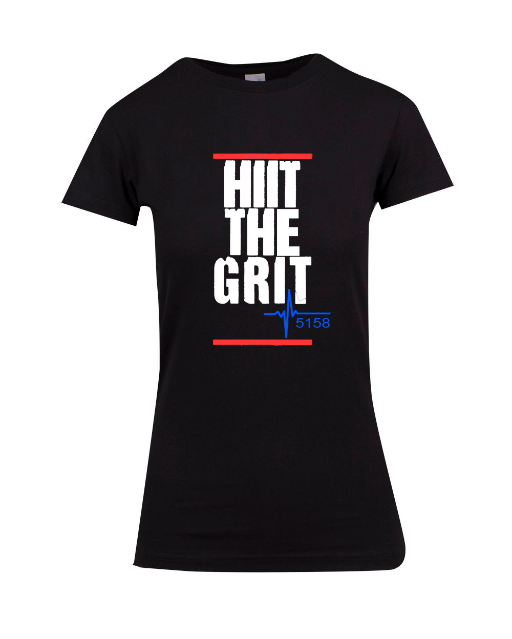 HIIT THE GRIT WOMENS FITTED TEE